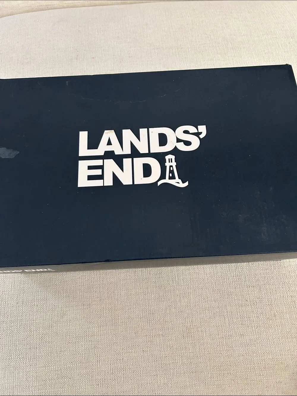 Lands End Mens Sport Oxford Shoes Black White Hybrid Sneaker, Mens 9.5, NWT